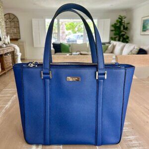 Kate Spade Royal Blue Purse / Cobalt Blue Handbag